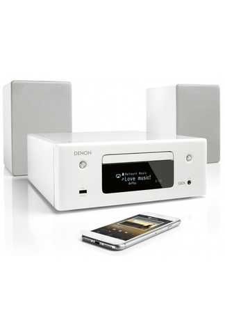 DENON HEOS CEOL ホワイト CD-проигрыватель Denon CEOL RCD-N10 White - LaNota - интернет