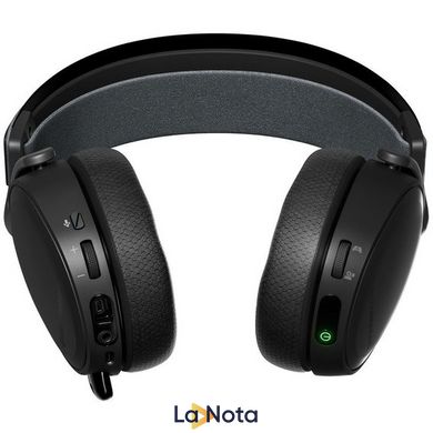 Навушники з мікрофоном SteelSeries Arctis 7+ Black (61470)