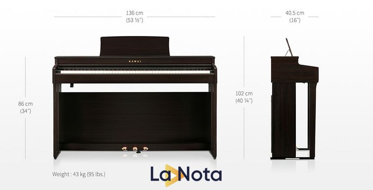 Цифрове піаніно Kawai CN-201 Black