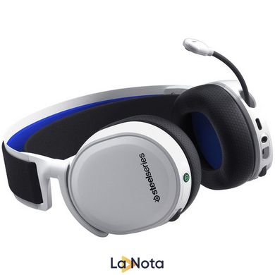 Навушники з мікрофоном SteelSeries Arctis 7+ White (61461)