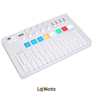 MIDI-клавиатура Arturia MiniLab 3 Alpine White