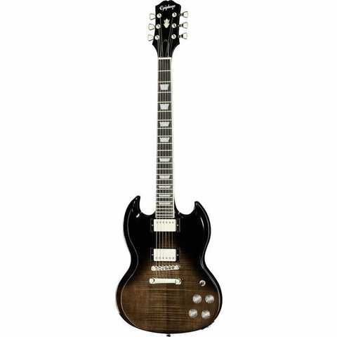 【11574】Epiphone SG Modern Figured black Epiphone SG Modern Figured Trans Black купить в интернет-магазине