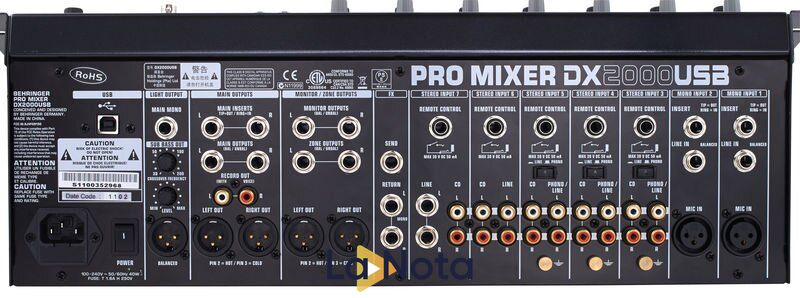 DJ мікшерний пульт Behringer DX2000USB