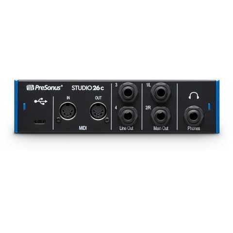 USB аудіоінтерфейс PreSonus Studio 26c купити в інтернет-магазині