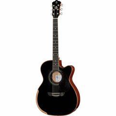 Акустическая гитара Harley Benton CLC-650SM-CE BK Solid Wood