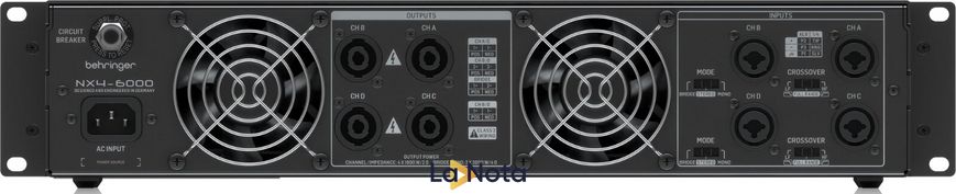 Підсилювач потужності Behringer NX4-6000