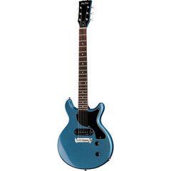 Електрогітара Harley Benton DC-Junior FAT Pelham Blue