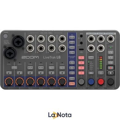 Мікшерний пульт Zoom LiveTrak L-6