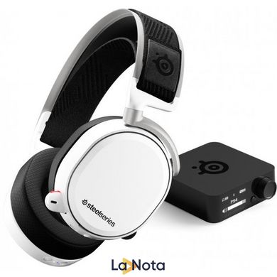 Навушники з мікрофоном SteelSeries Arctis Pro Wireless White (61474)