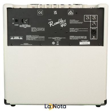 Комбопідсилювач Fender Rumble 40 V3 Ivory