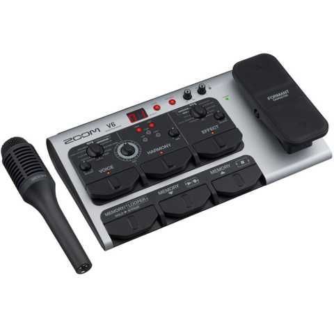 ZOOM V6 ボーカルプロセッサー・マイクロフォンセット Вокальный процессор Zoom V6 купить в интернет-магазине LaNota