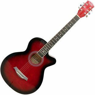 Акустична гітара Pasadena SG026C-38 Red Sunburst Jumbo