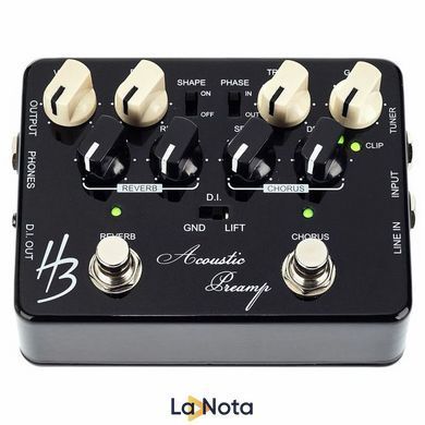 Гітарна педаль Harley Benton Custom Line Acoustic Preamp