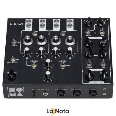 Аналоговый синтезатор SOMA Lyra-4 Black