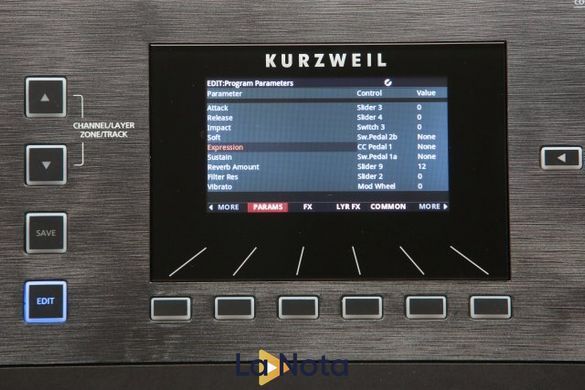 Робоча станція Kurzweil PC4-7, Чорний