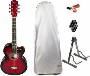 Гитарный комплект Pasadena SG026C-38 SET Red Sunburst Jumbo