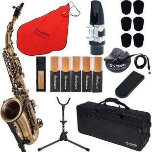 Саксофон Thomann Antique Alto Sax Alto Sax Set