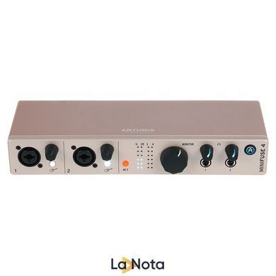 USB аудіоінтерфейс Arturia MiniFuse 4 Champagne