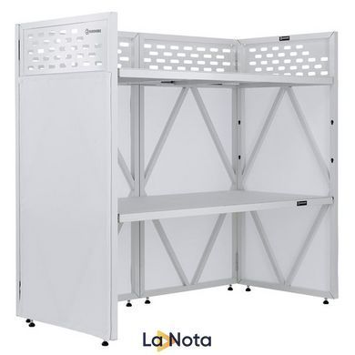 Стіл для діджея Roadworx DJ Table ALU White Shelf