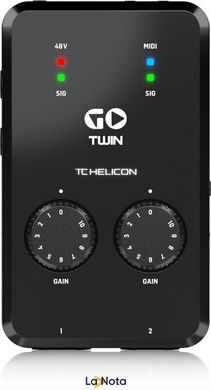 Аудіоінтерфейс TC-Helicon GO Twin