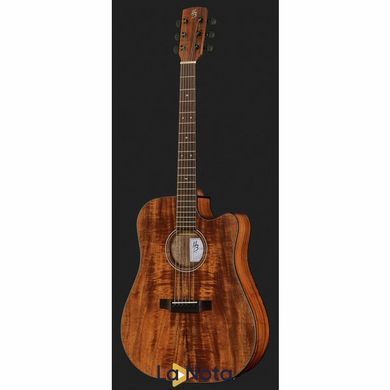 Акустическая гитара Harley Benton CLD-15CE Flame Koa Exotic