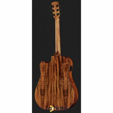 Акустическая гитара Harley Benton CLD-15CE Flame Koa Exotic