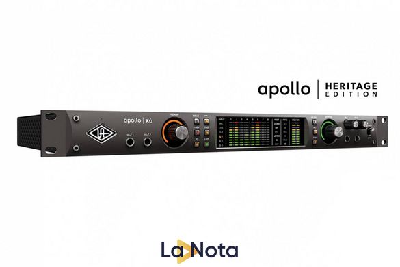 Аудиоинтерфейс Universal Audio Apollo X6 Heritage Edition (Rack/Mac/Win/TB3)