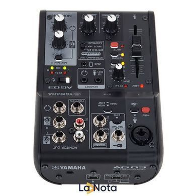 Мікшерний пульт Yamaha AG03 MK2 BK