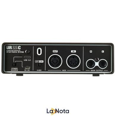 USB аудиоинтерфейс Steinberg UR22C Red
