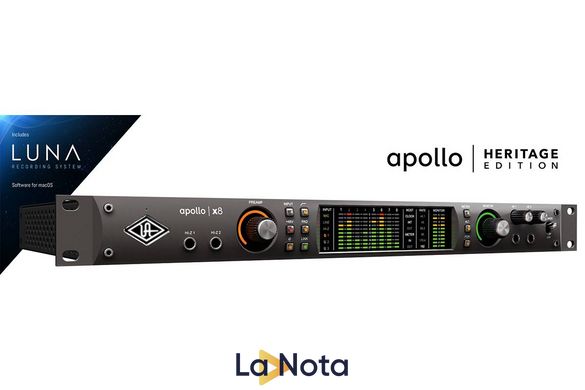 Аудиоинтерфейс Universal Audio Apollo X8 Heritage Edition (Rack/Mac/Win/TB3)