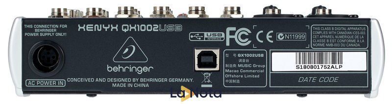 Микшерный пульт Behringer Xenyx QX1002USB