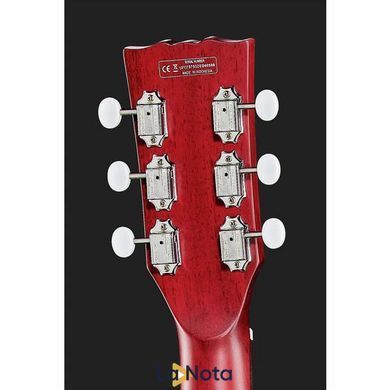 Електрогітара Harley Benton DC-Junior FAT Faded Cherry