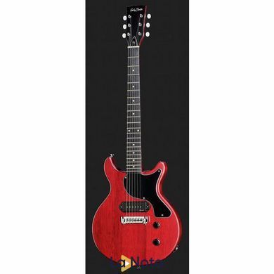 Електрогітара Harley Benton DC-Junior FAT Faded Cherry