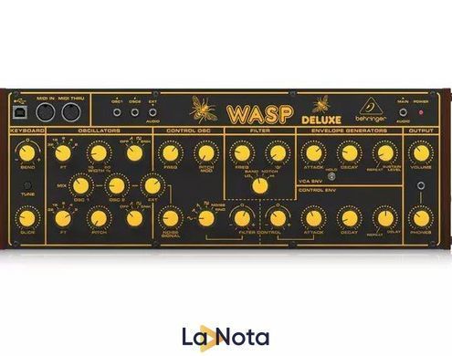 Аналоговый синтезатор Behringer WASP DELUXE, Черный
