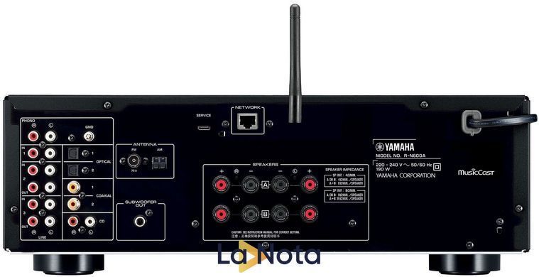 Стерео ресивер Yamaha R-N600A Black