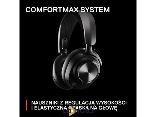 Навушники з мікрофоном SteelSeries Arctis Nova Pro Wireless Black (61520)