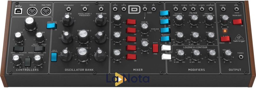 Аналоговий синтезатор Behringer Model D, Чорний