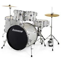 Ударна установка Ludwig Accent Fuse 5pc Silver
