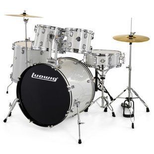Ударная установка Ludwig Accent Fuse 5pc Silver