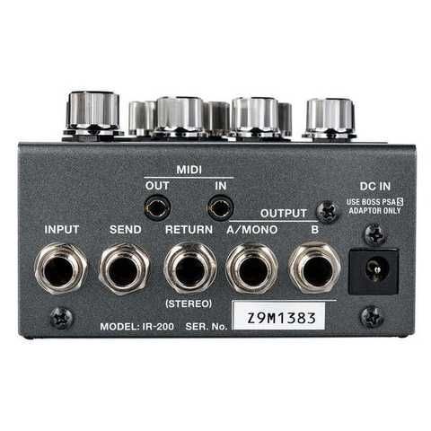 Гитарный процессор эффектов Boss IR-200 Amp & IR Cabinet купить в