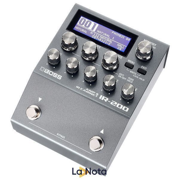 Гитарный процессор эффектов Boss IR-200 Amp & IR Cabinet купить в