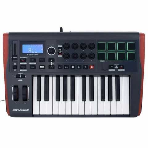 MIDI-клавиатура Novation Impulse 25 купить в интернет-магазине LaNota