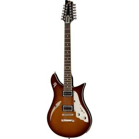 HAM LABO　デューセンバーグ　Duesenberg　ダブルキャット Електрогітара Duesenberg Double Cat 12 Vintage Burst купити в