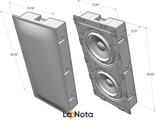 Комплект SVS 3000 IN-WALL SINGLE SUBWOOFER SYSTEM