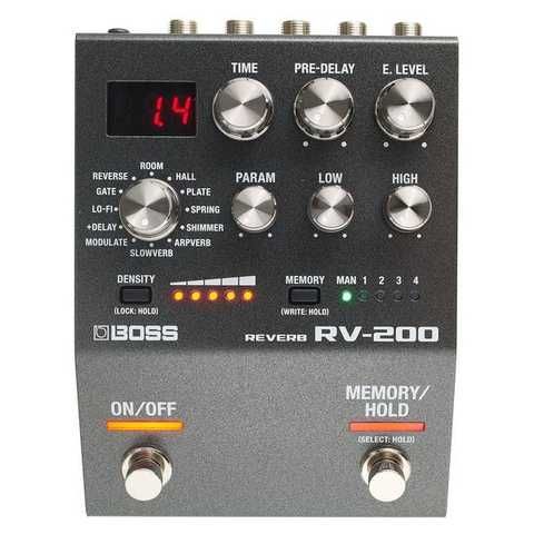 Гитарная педаль Boss RV-200 Reverb купить в интернет-магазине LaNota