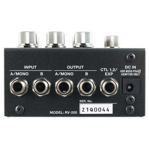 Гитарная педаль Boss RV-200 Reverb купить в интернет-магазине LaNota