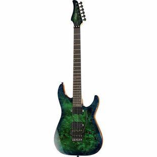 Електрогітара Schecter C-6 Pro FR Aqua Burst