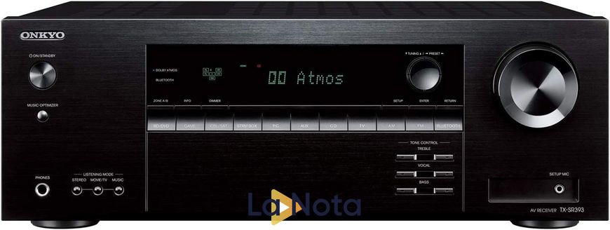 AV Ресивер Onkyo TX-SR393 Black