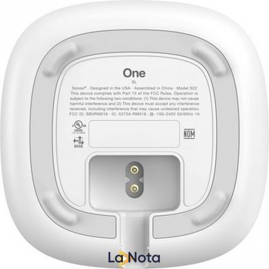 Моноблочная акустическая система Sonos One SL White (ONESLEU1)