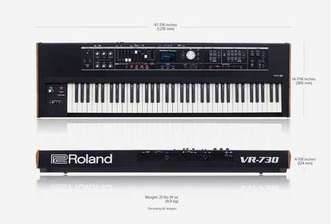 Синтезатор Roland VR730 - LaNota - интернет-магазин музыкальных